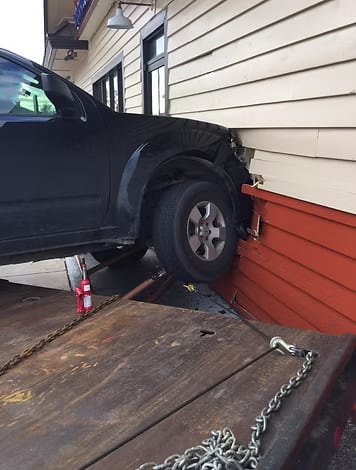 Before: Emergency Vehicle-Impact Repair